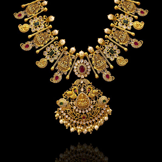 South Indian Temple Necklace Set