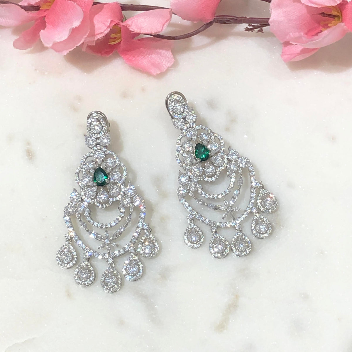 Diamond Chandelier Earrings – Hubert Jewelry – Fine Diamonds and Gemstones