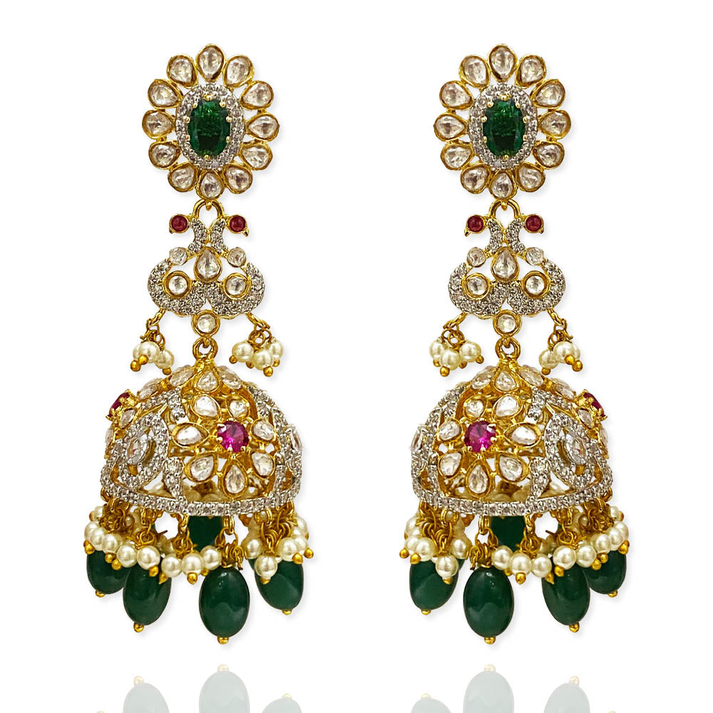 Jadau Polki Earrings – Diamond Jewellery Store