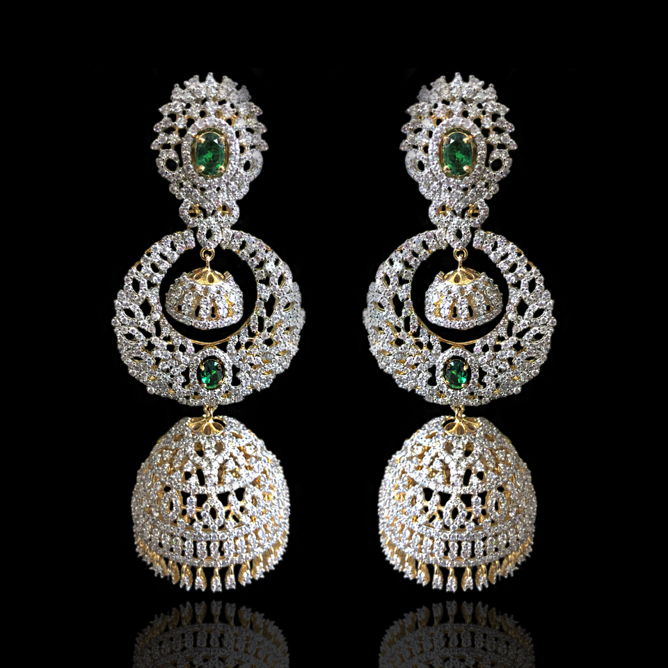 Heavy on sale jhumkas online